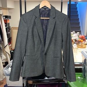 Express blazer dark gray